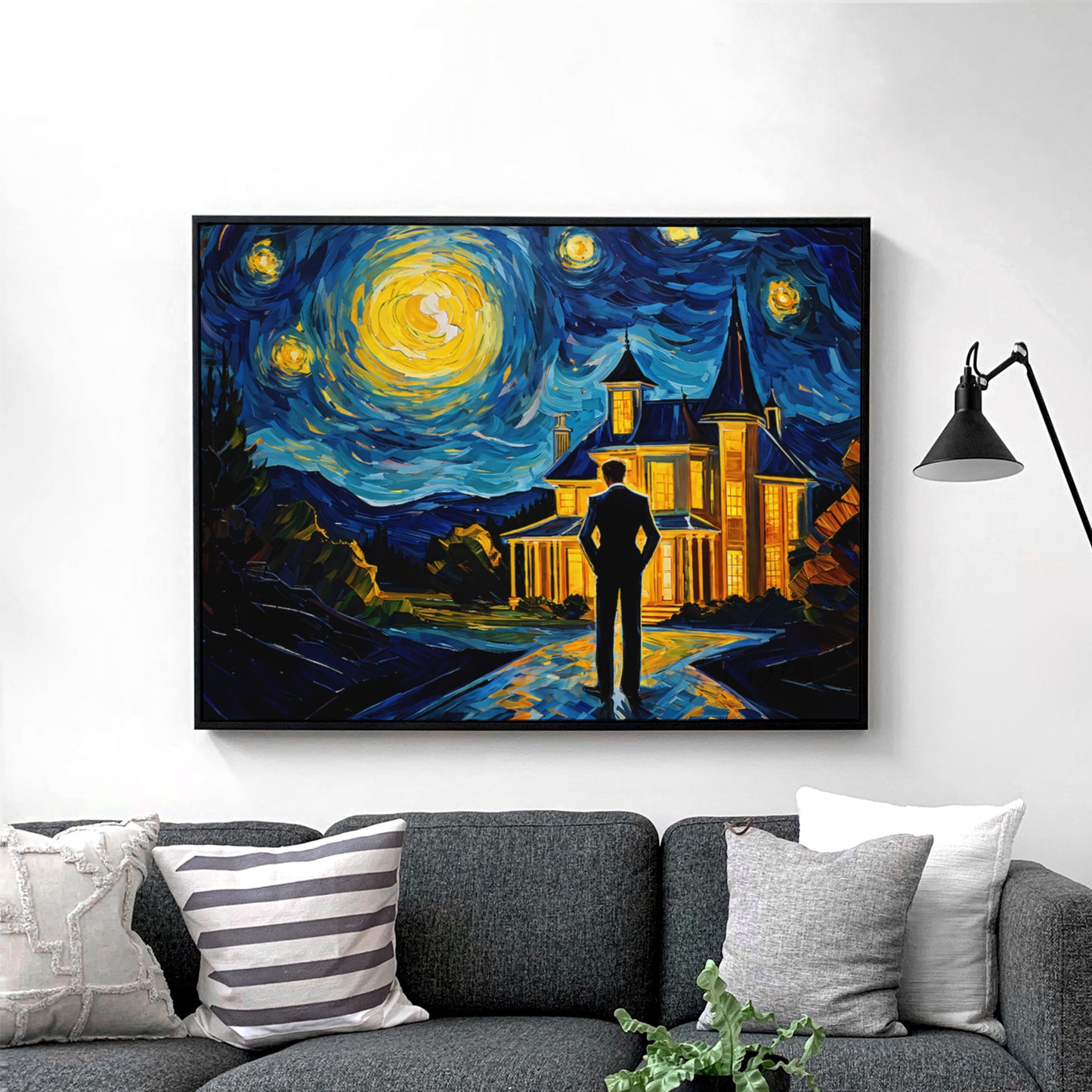 The Great Gatsby as Van Gogh Starry Night