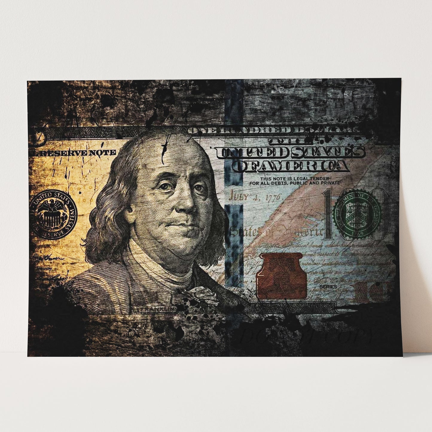 United States One Hundred Dollar Bill - Benjamin Franklin