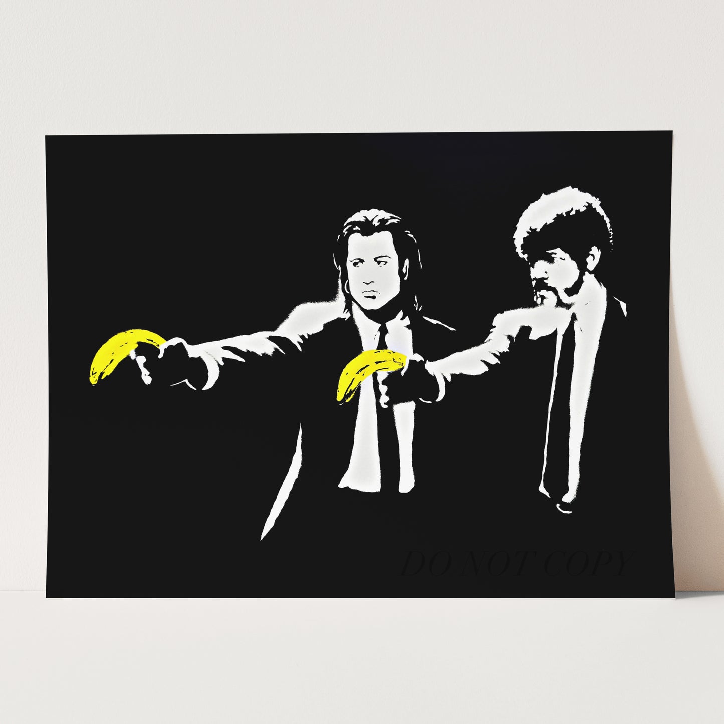 Pulp Fiction Bananas Banksy