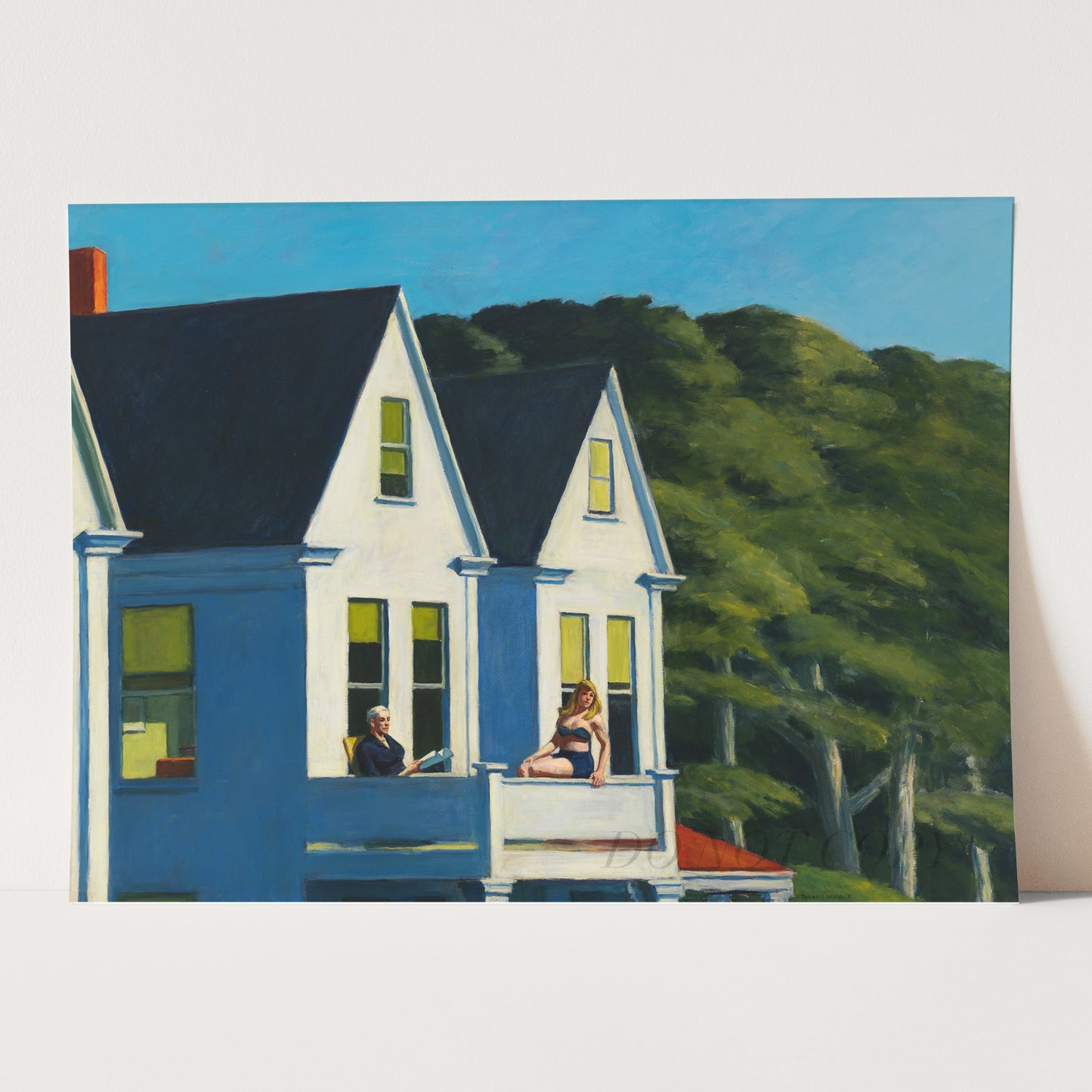 Second Story Sunlight by Edward Hopper