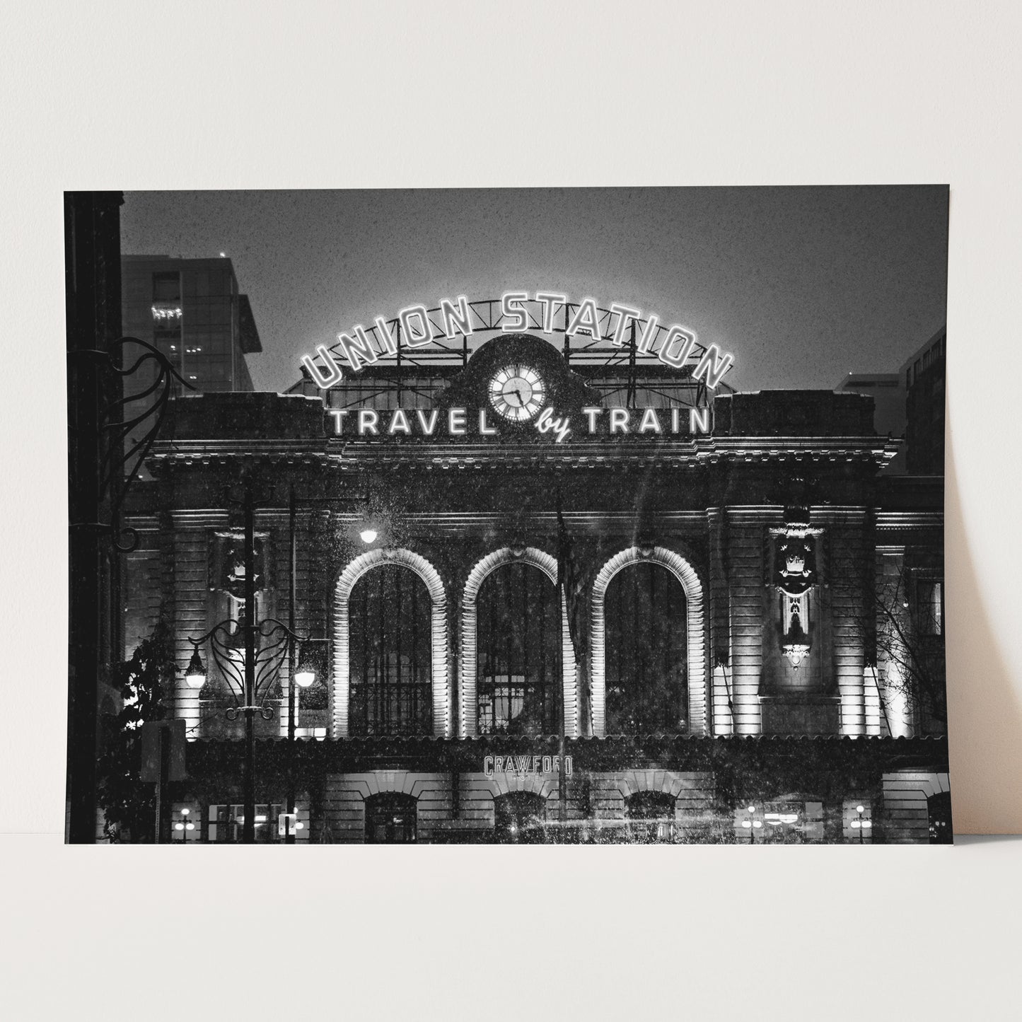 Union Station - Denver - Black & White