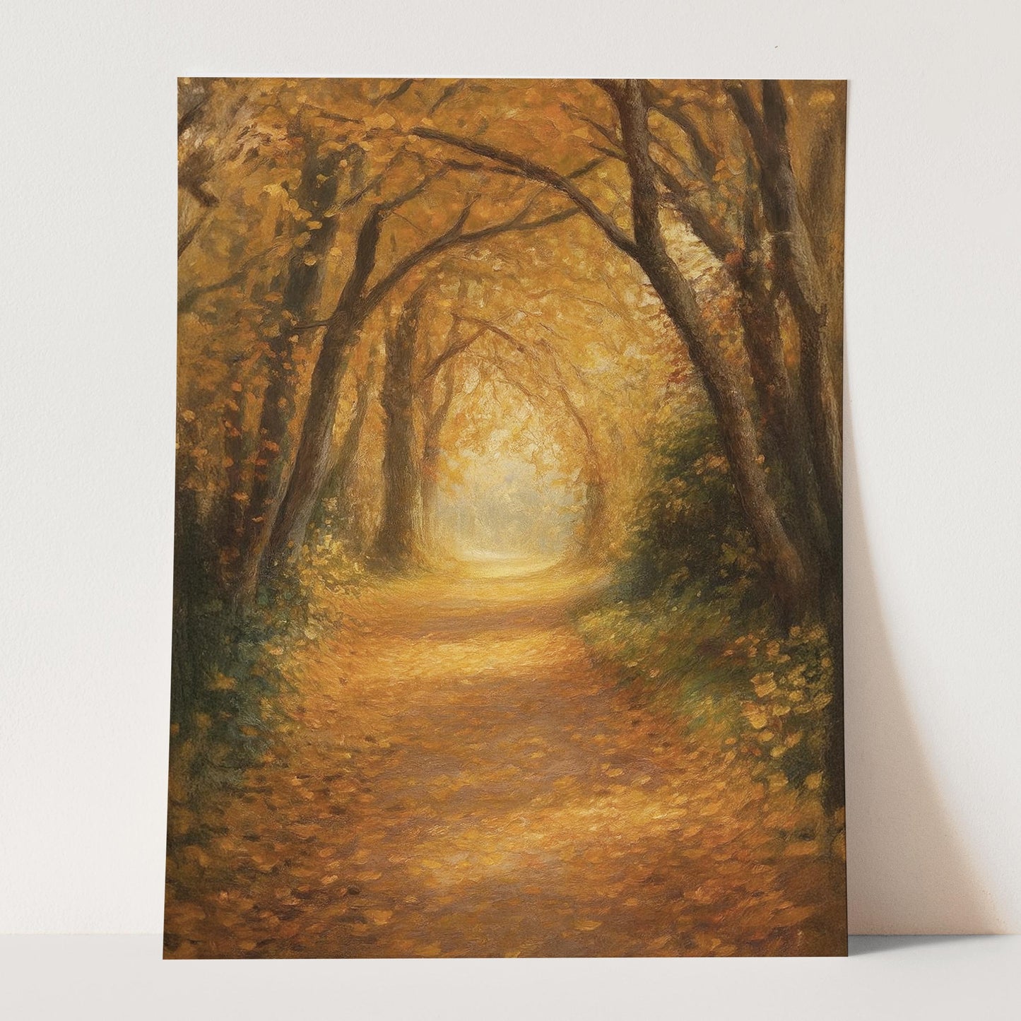 Forest Path In Autumn