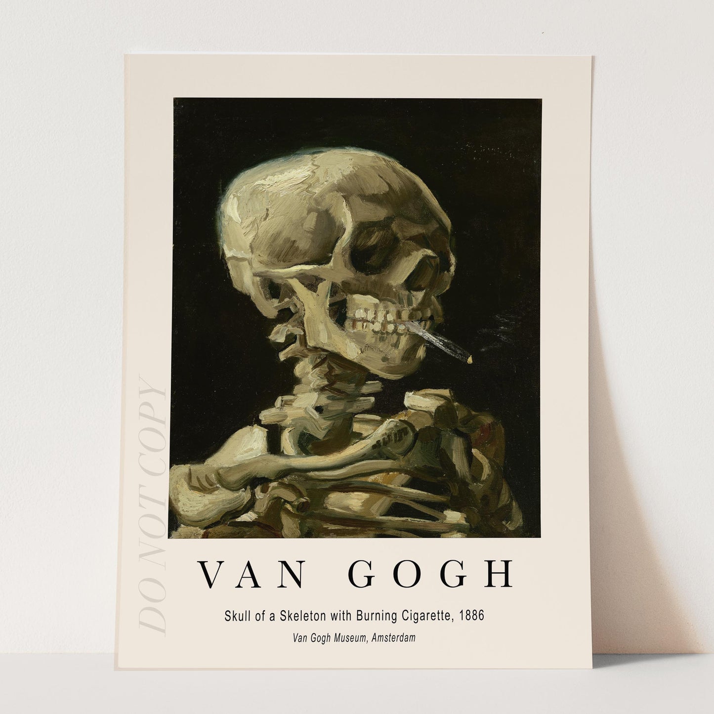 Vincent Van Gogh: Skull of a Skeleton with Burning Cigarette