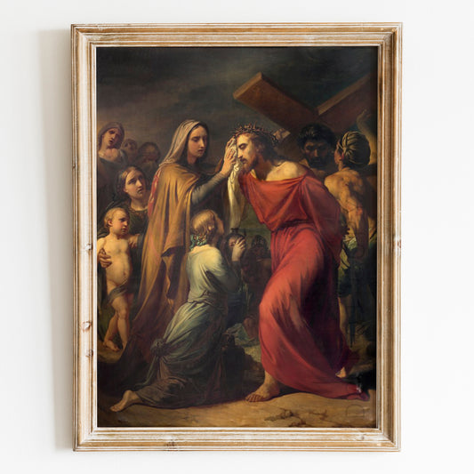 Veronica Wipes the Face of Jesus by Jean Baptiste Van Eycken