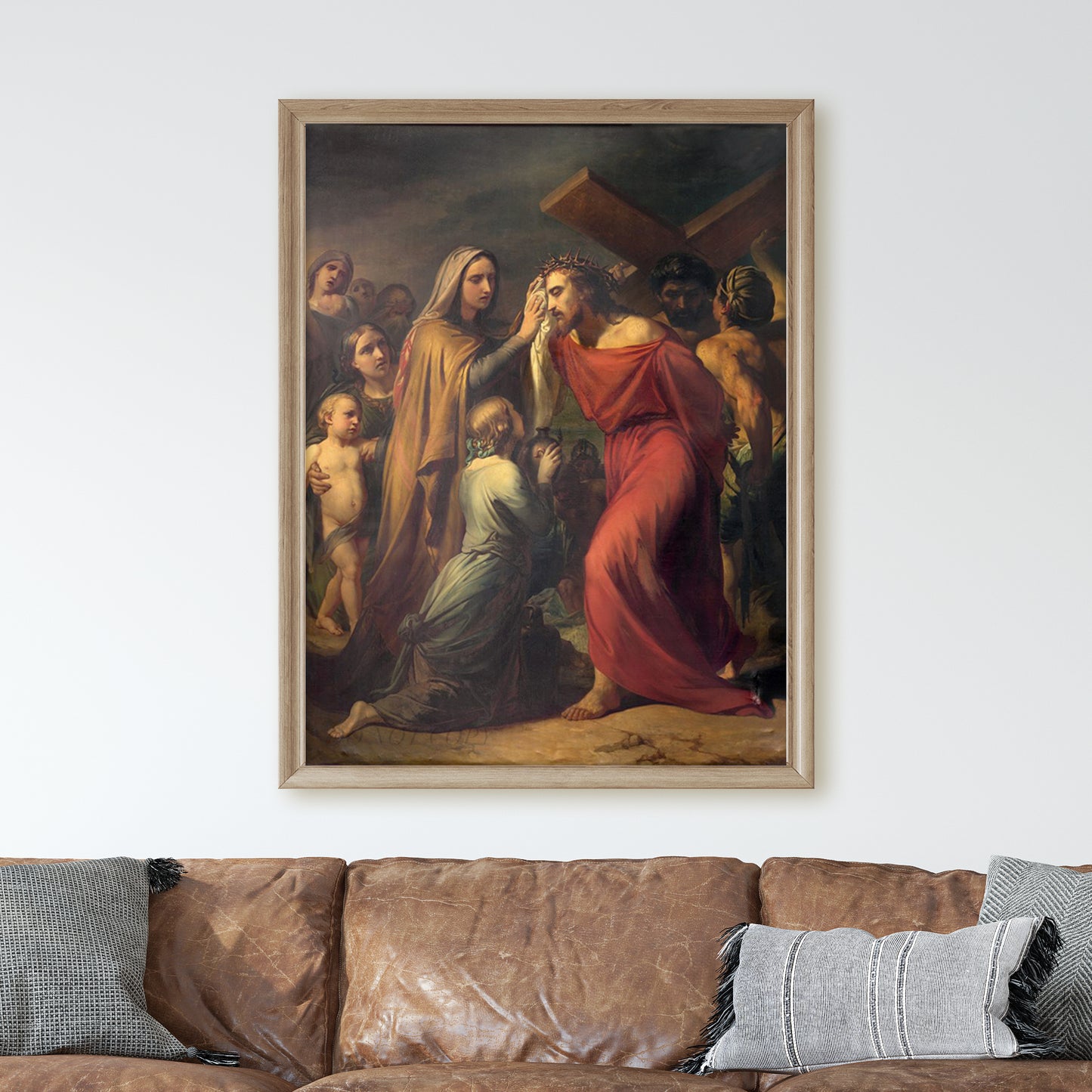 Veronica Wipes the Face of Jesus by Jean Baptiste Van Eycken