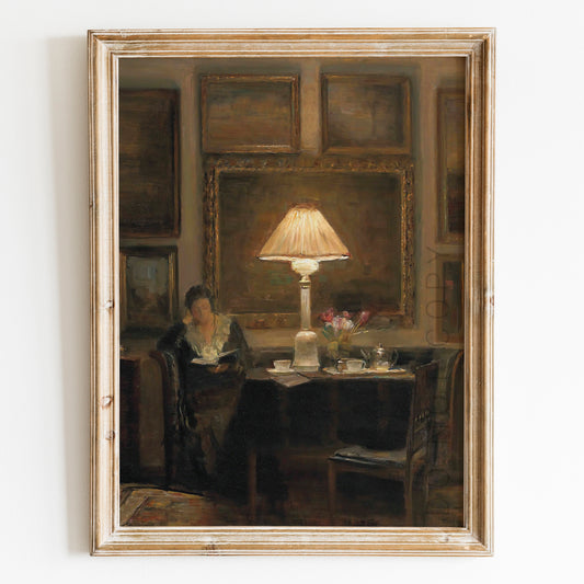 Victorian Woman Reading