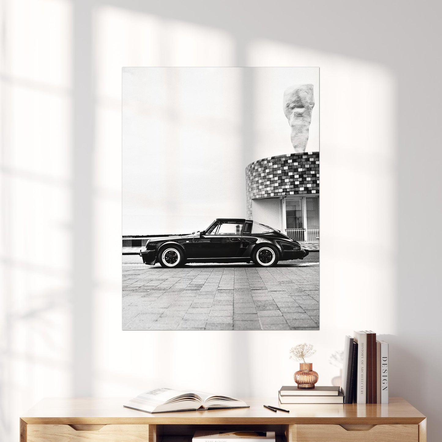 Vintage Black Porsche 911
