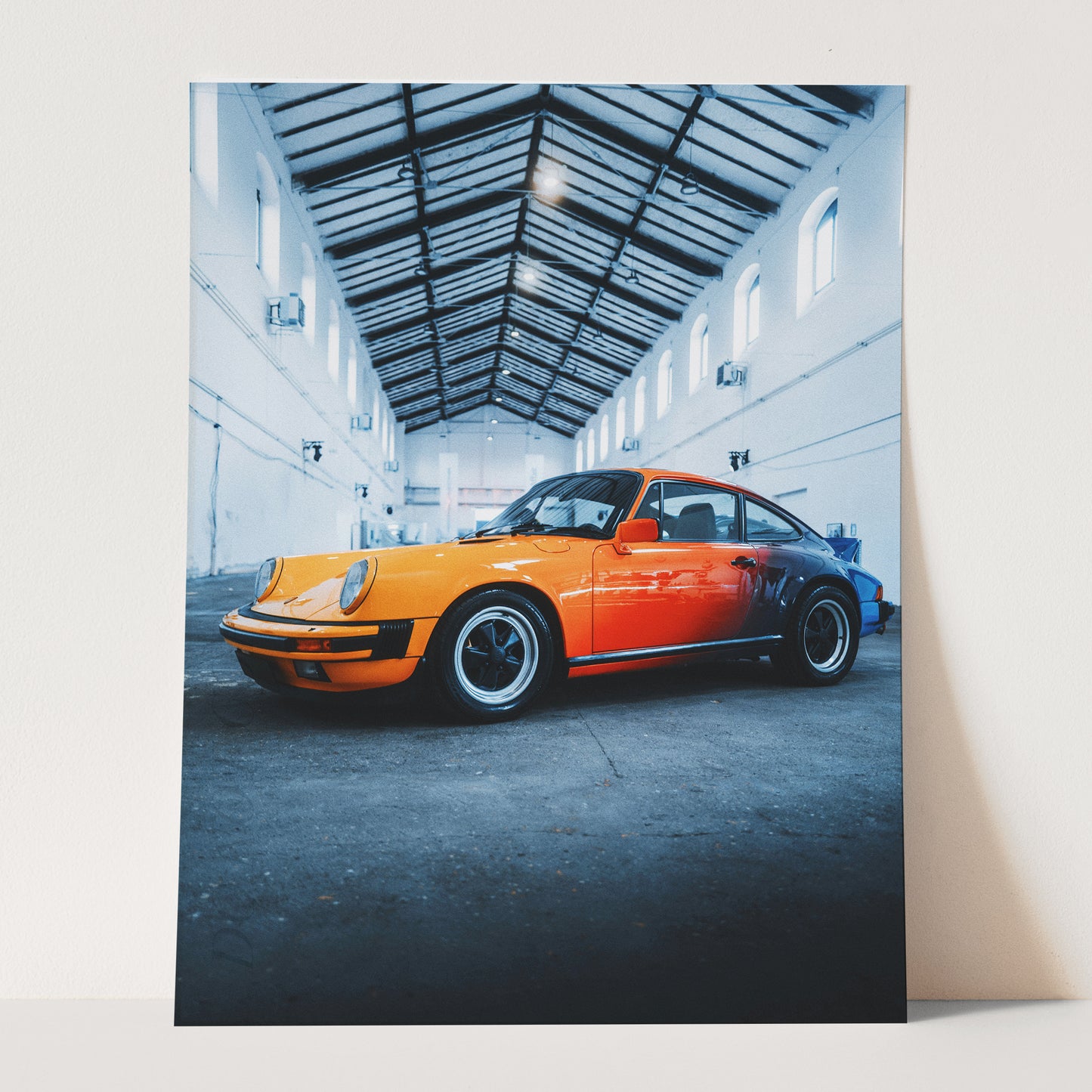Vintage Orange Porsche 911