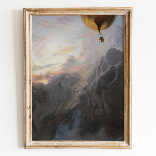 Voyage a l'Infini (1899) by Émile Friant