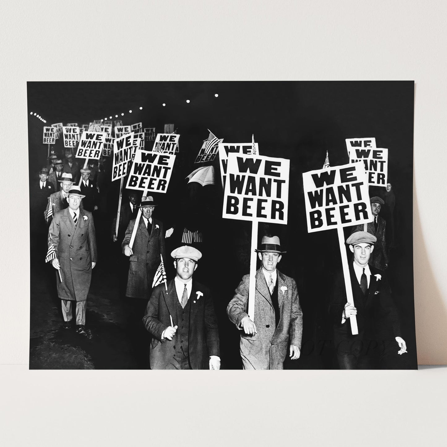 We Want Beer - 1920s Prohibition