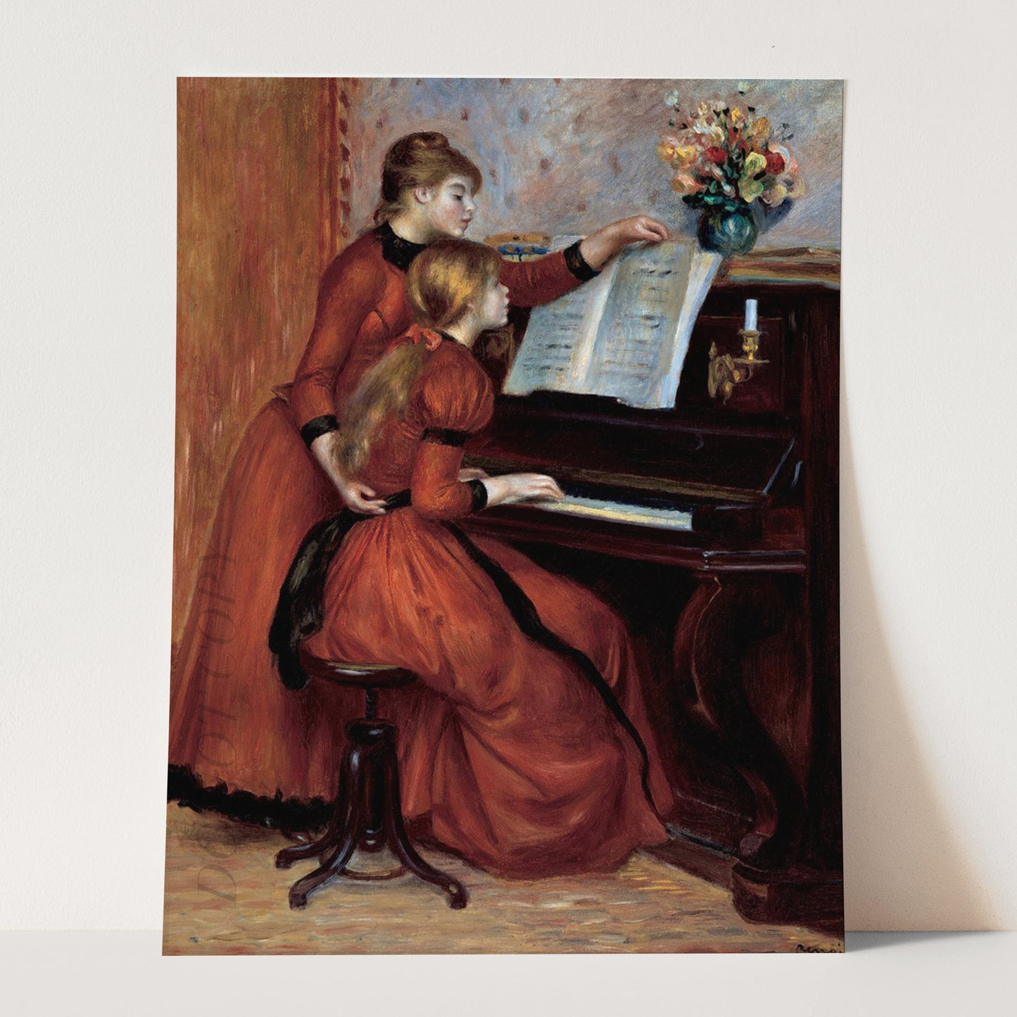 Young Girls at the Piano by Renoir