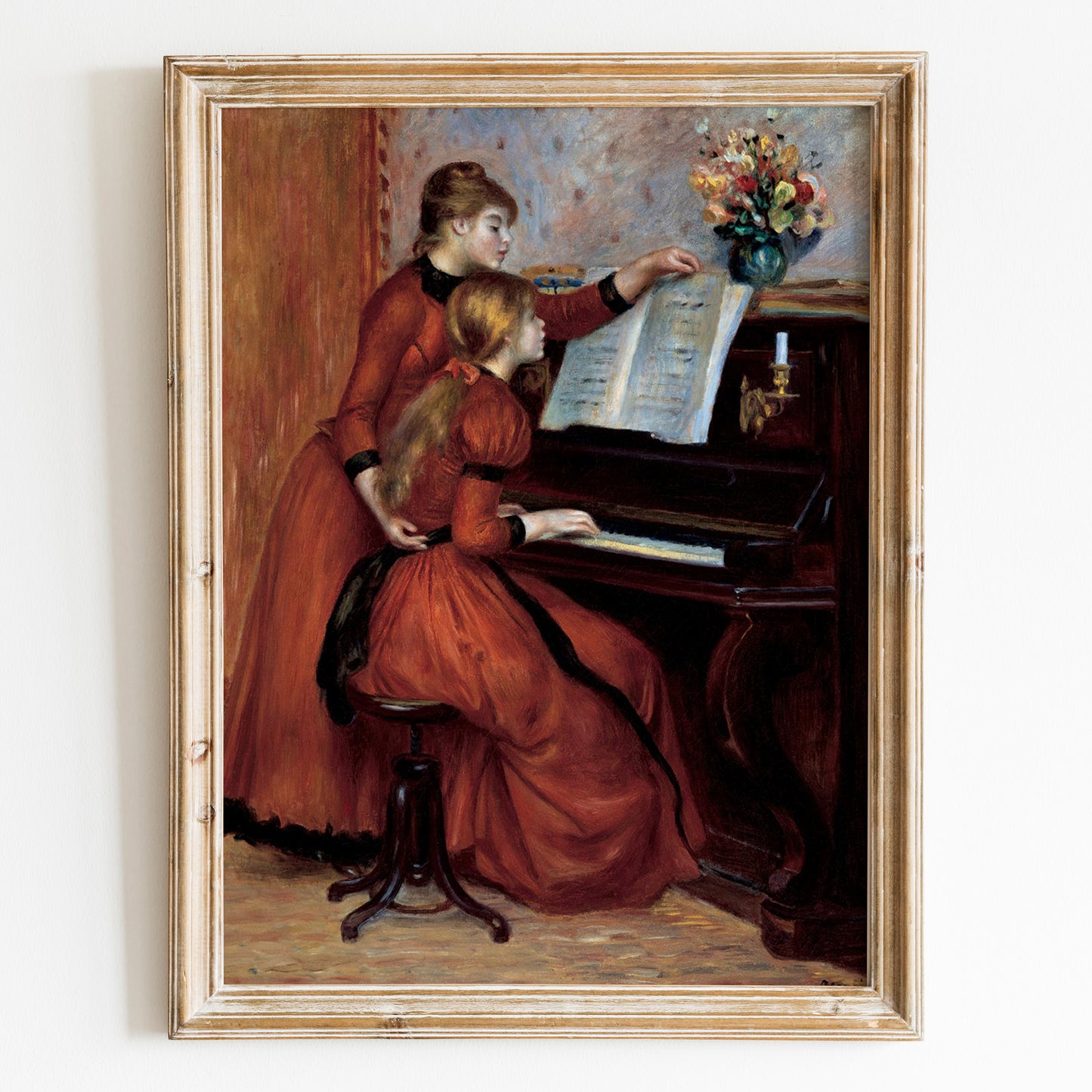 Young Girls at the Piano by Renoir