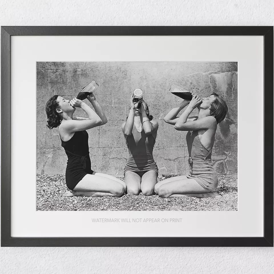 Young Ladies Drinking Wine