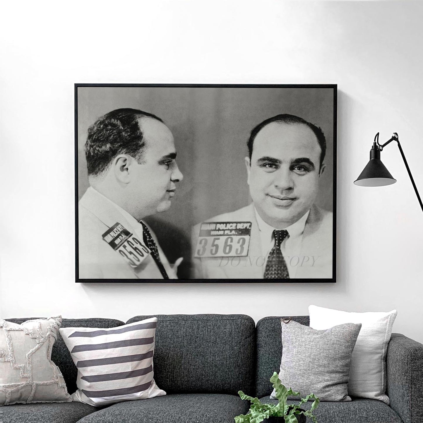 Al Capone Chicago Prison Mug Shots