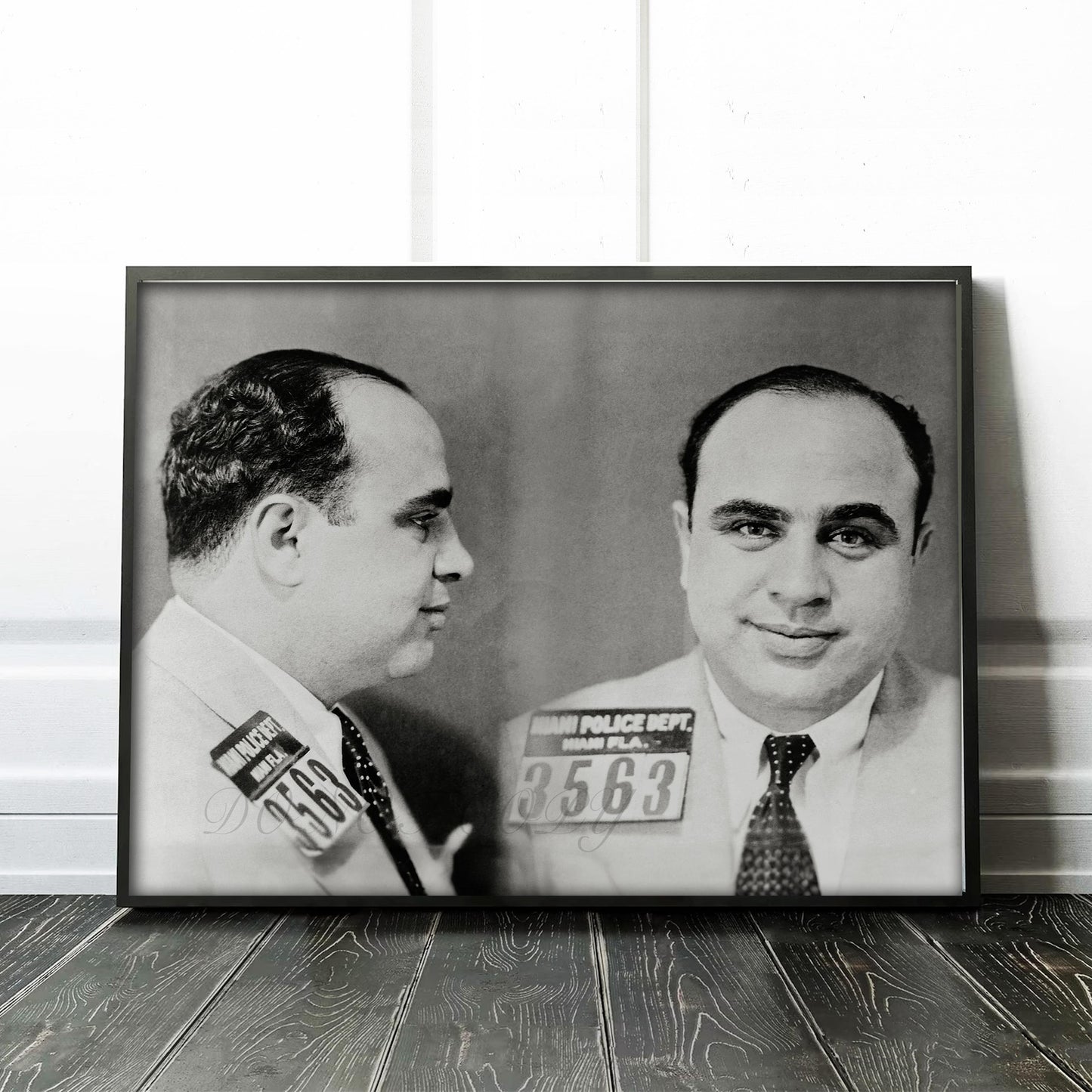 Al Capone Chicago Prison Mug Shots