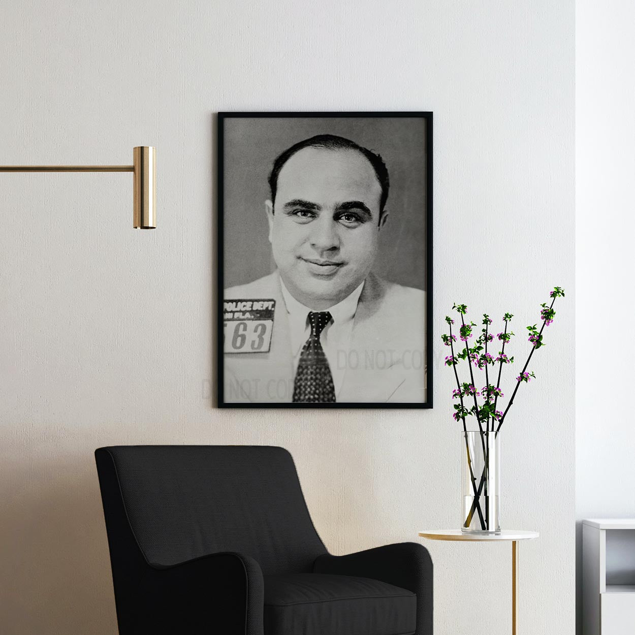 Al Capone Prison Mug Shot