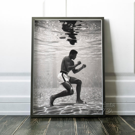 Muhammad Ali Boxing Underwater