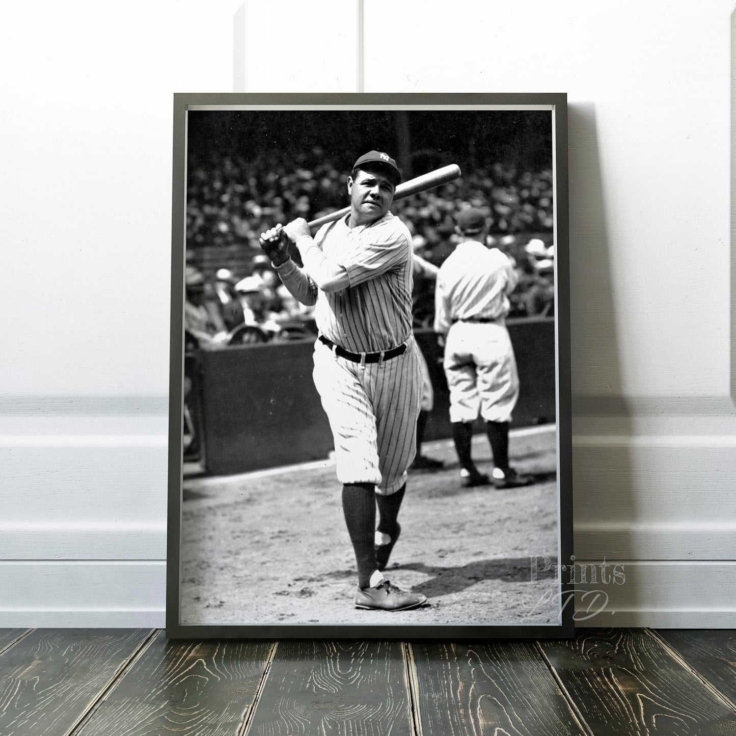 Babe Ruth At Bat