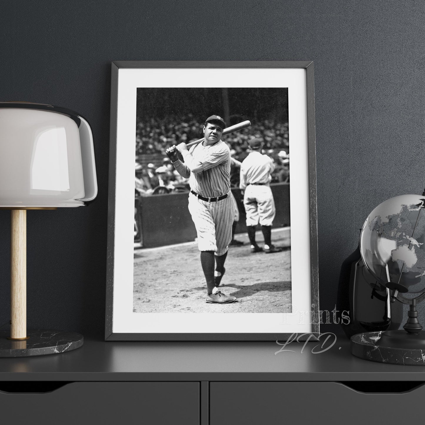 Babe Ruth At Bat