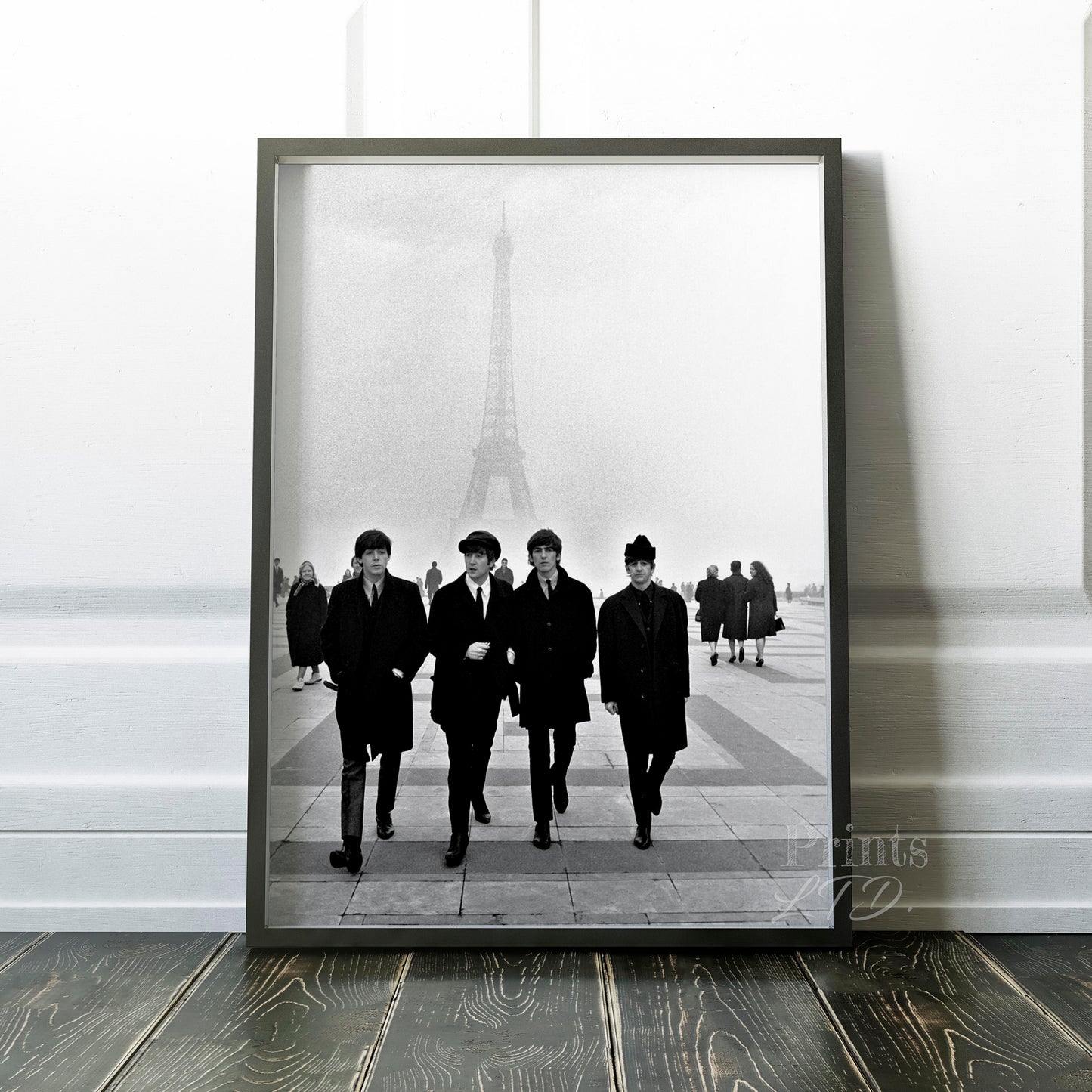 The Beatles at the Eiffel Tower, Paris