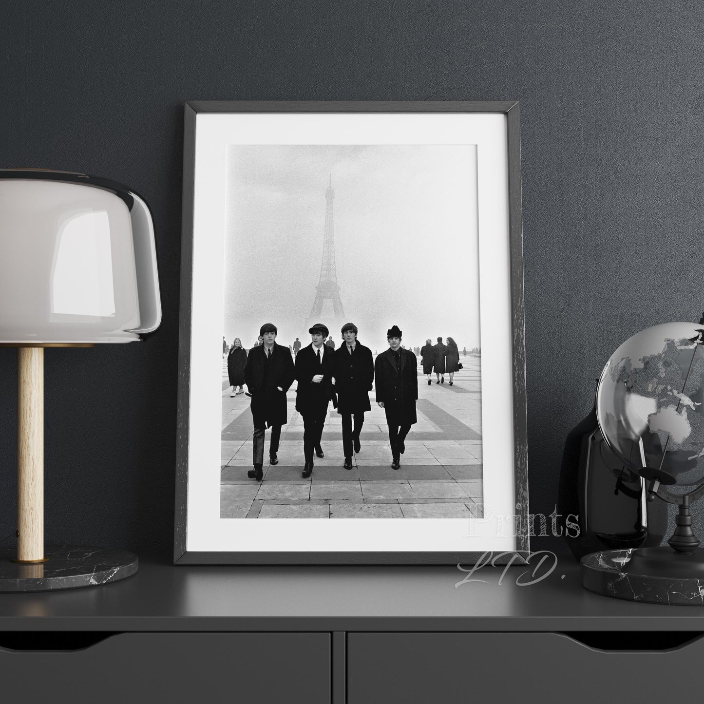 The Beatles at the Eiffel Tower, Paris