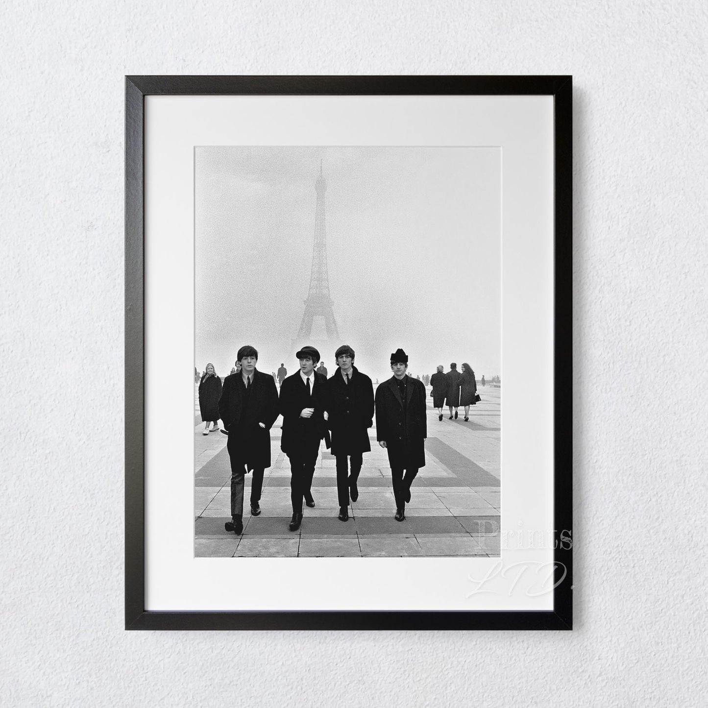 The Beatles at the Eiffel Tower, Paris