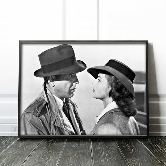 Casablanca 1940s Movie Humphrey Bogart Ingrid Bergman