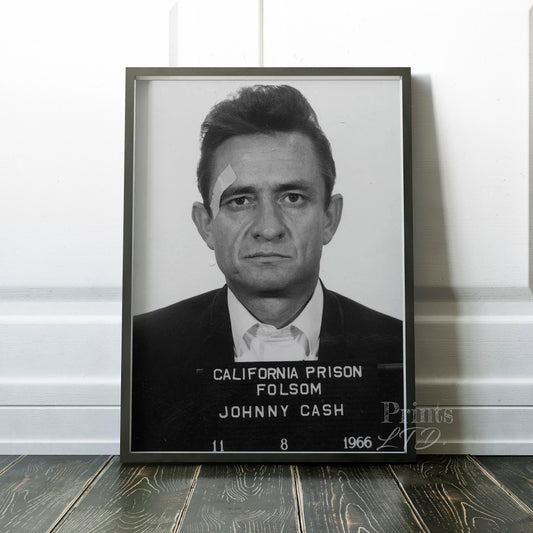 Johnny Cash Prison Mugshot