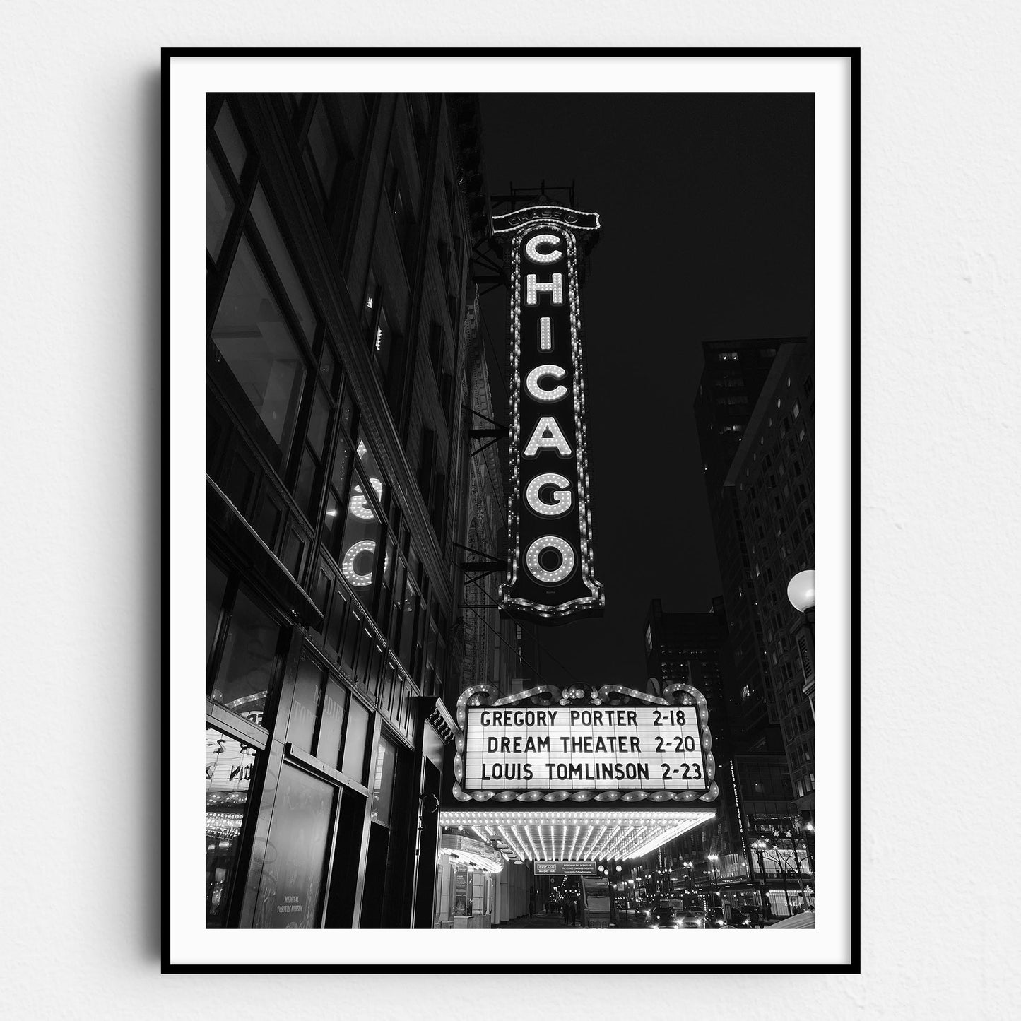 Chicago Theatre Sign