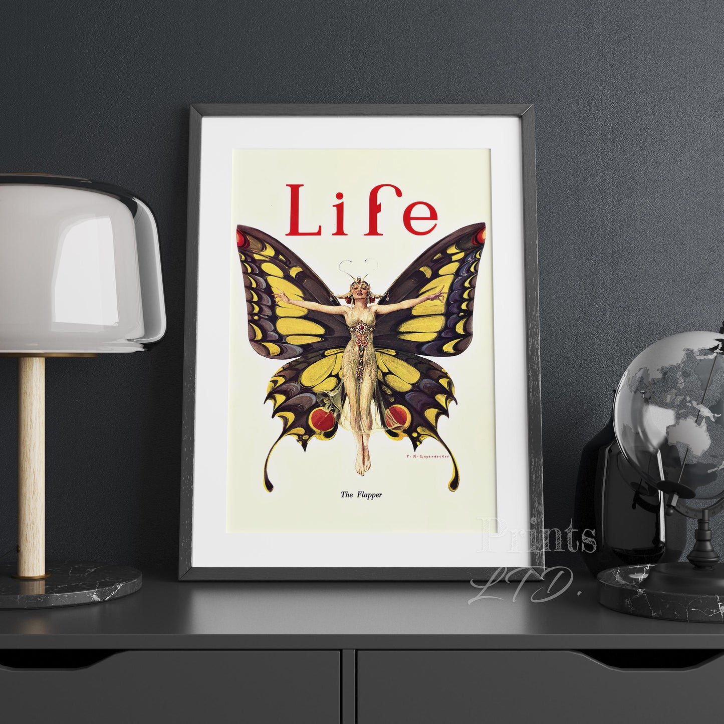 Life Magazine The Flapper 1922 Butterfly