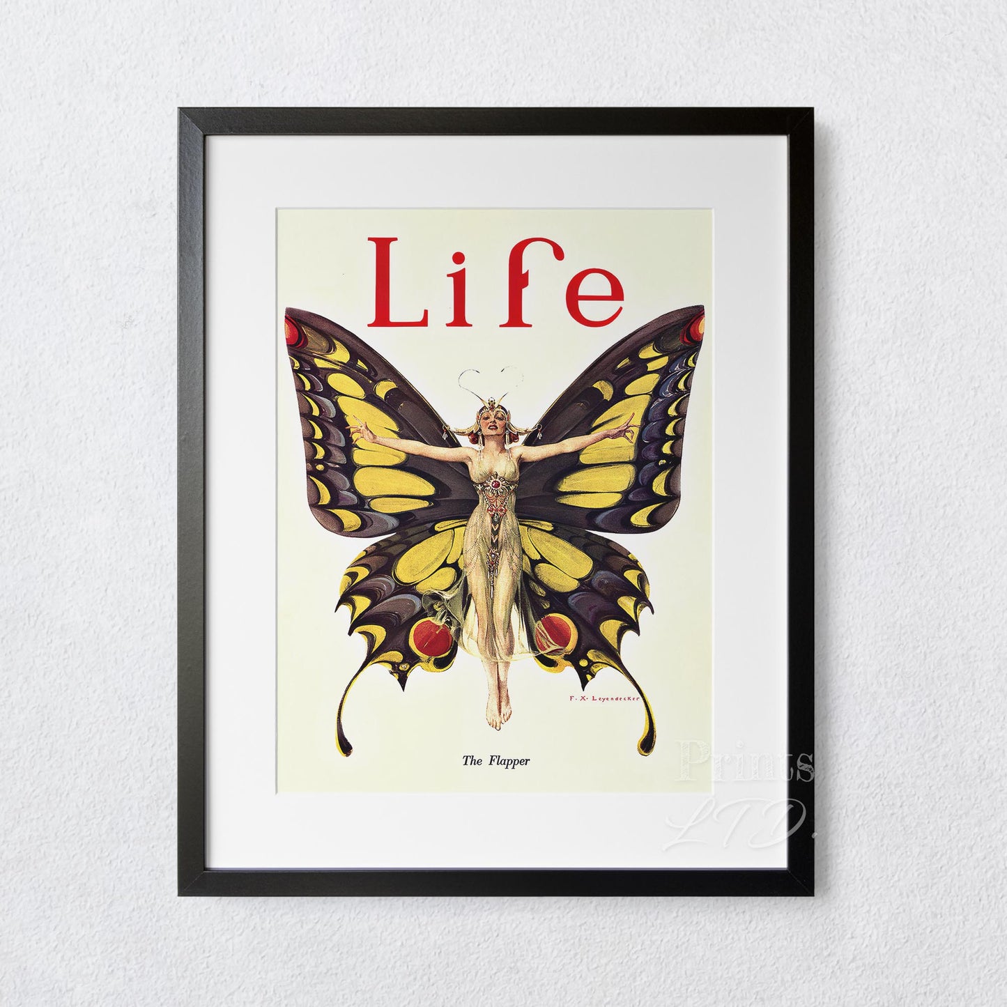 Life Magazine The Flapper 1922 Butterfly