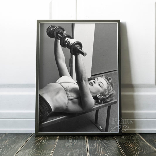 Marilyn Monroe At The Gym