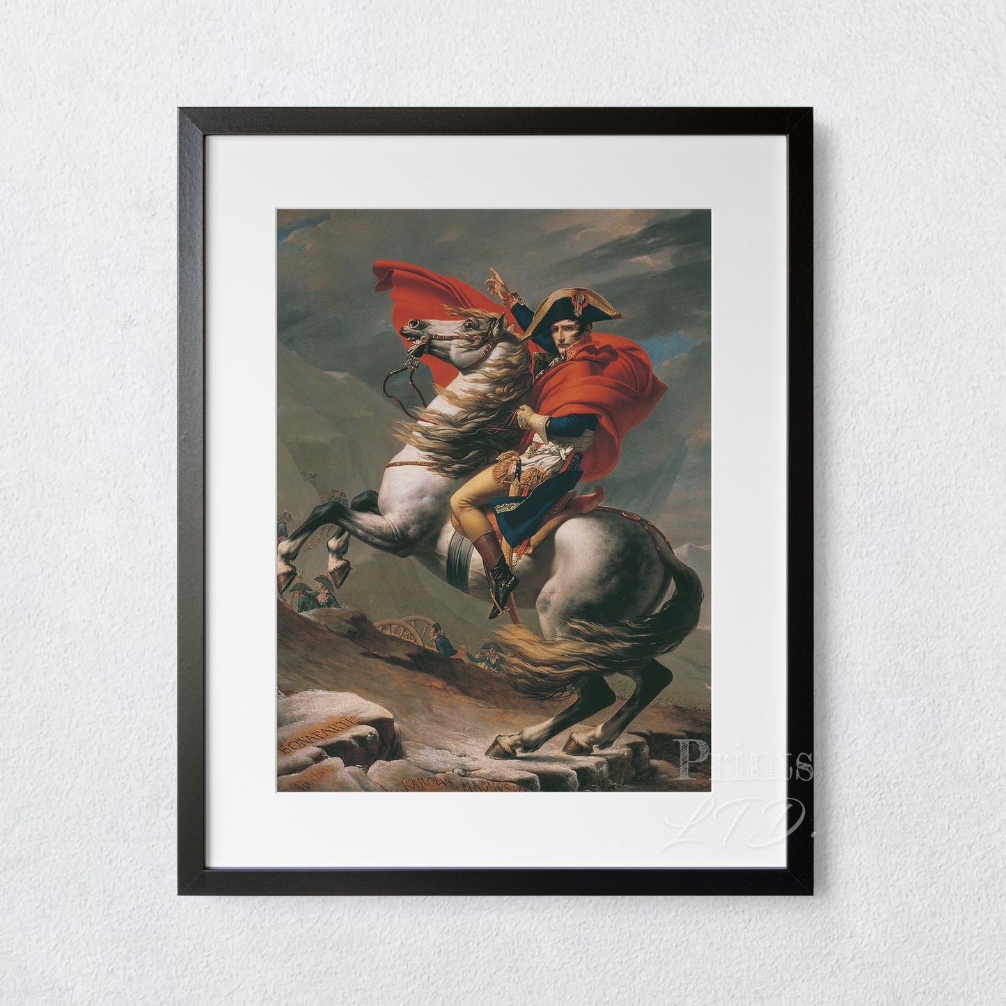 Napoleon Crossing the Alps by Jacques-Louis David