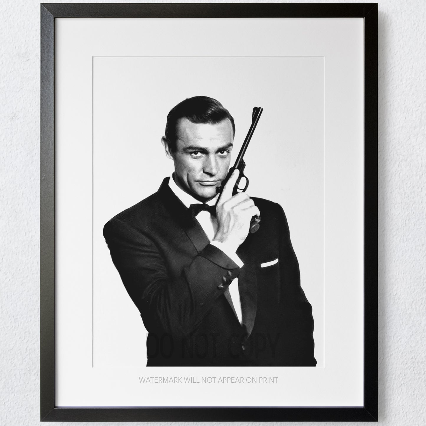 Sean Connery as James Bond with Pistol