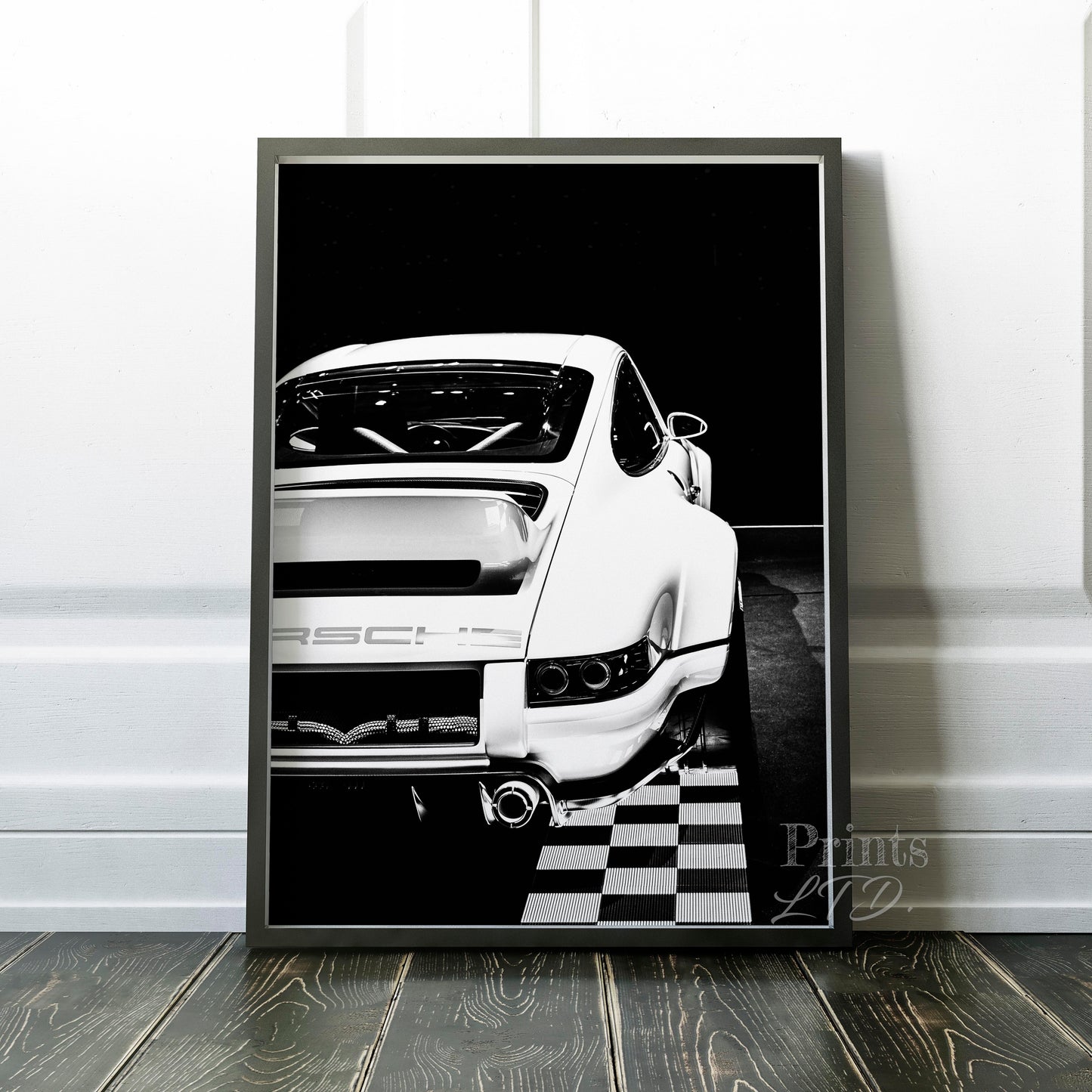 Porsche 911 White Vintage