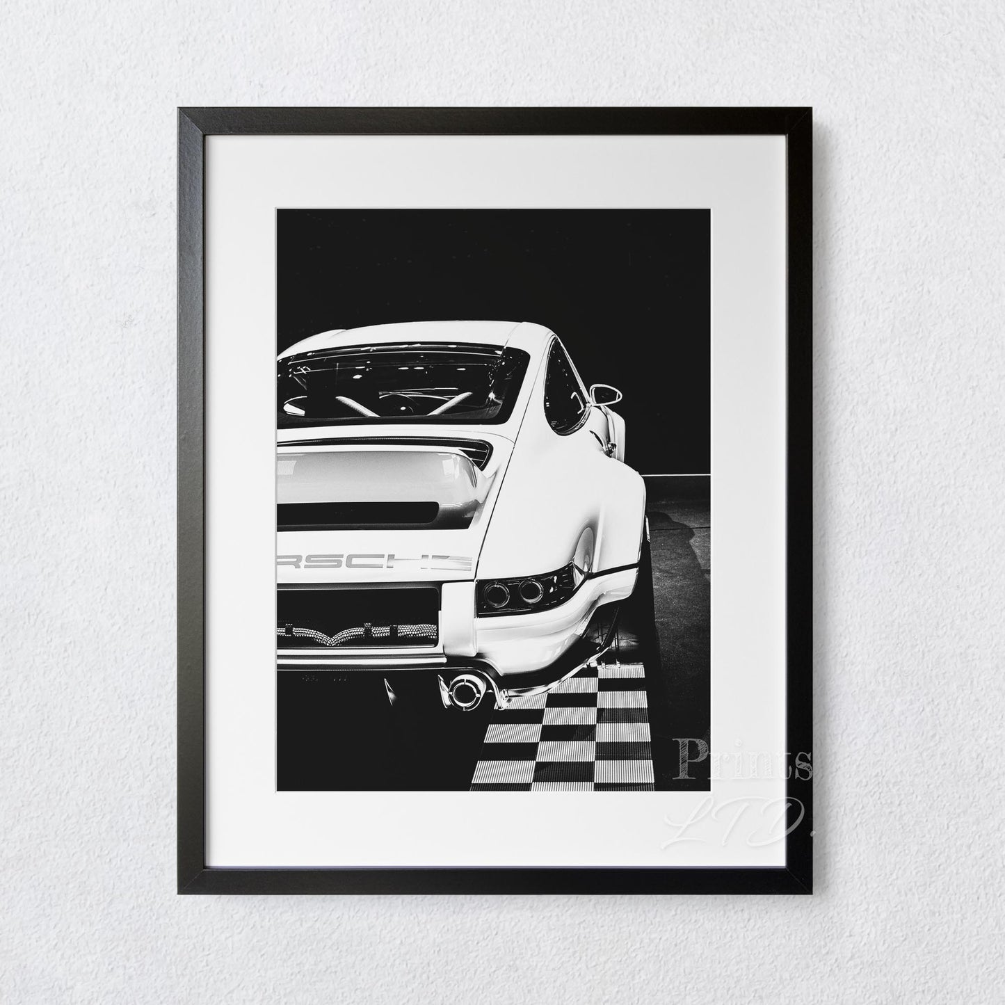 Porsche 911 White Vintage