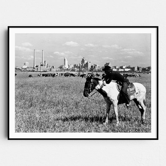 Cowboy in Dallas Texas, 1945