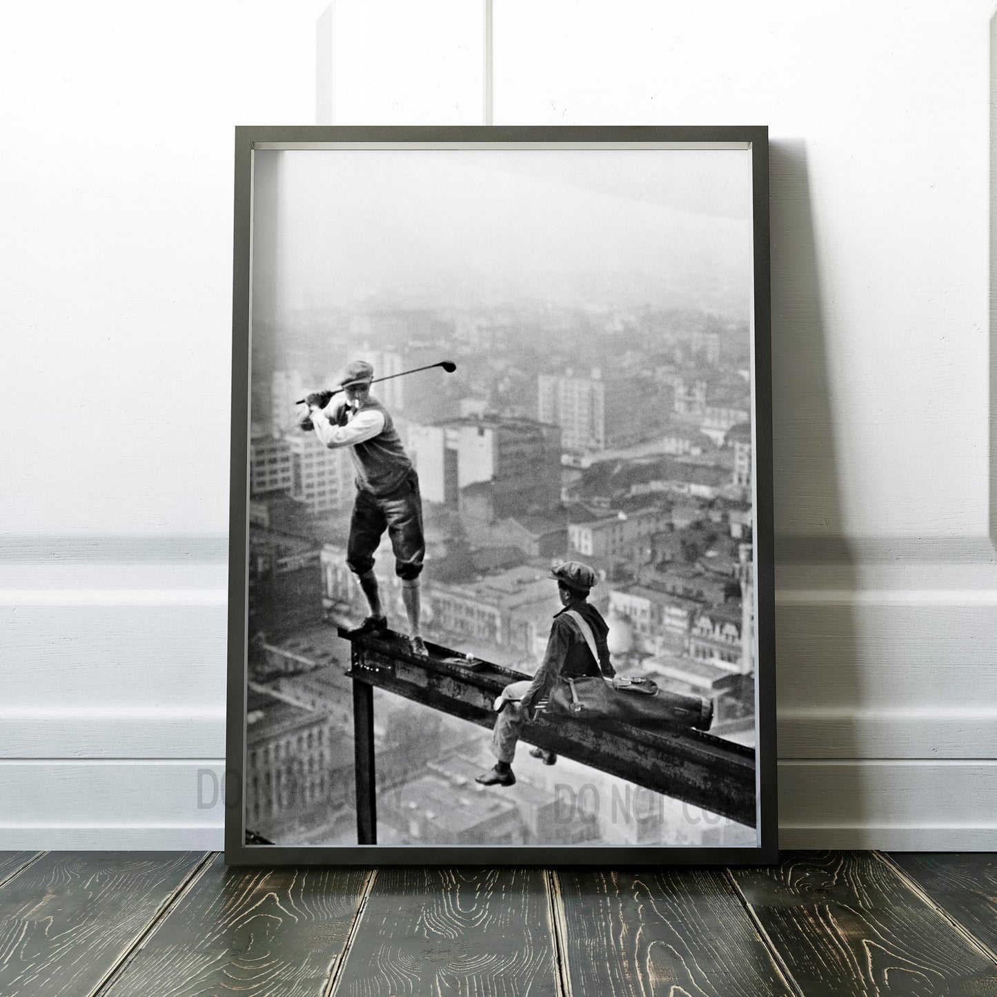 Golfing On Top Of Skyscraper NYC 1930s