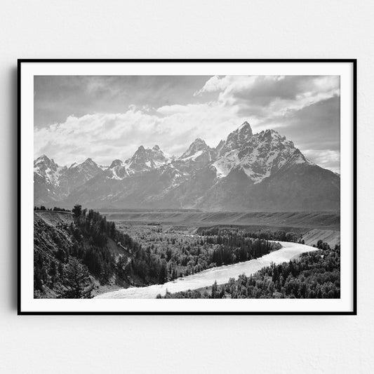 Ansel Adams, The Tetons and the Snake River, Grand Teton National Park