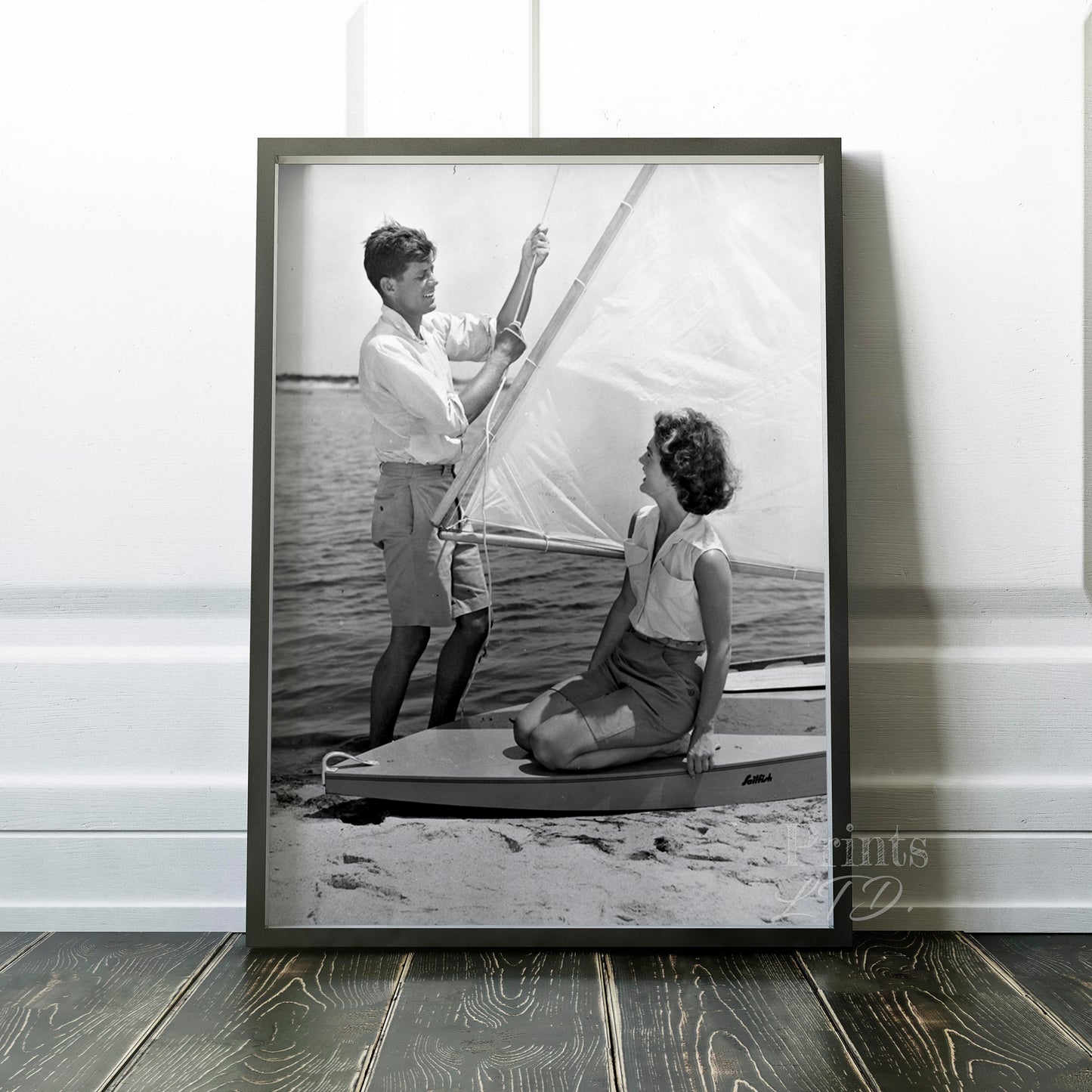 John F Kennedy (JFK) and Jackie Kennedy Sailing