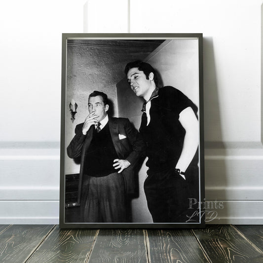 Elvis Presley and Ed Sullivan, 1956
