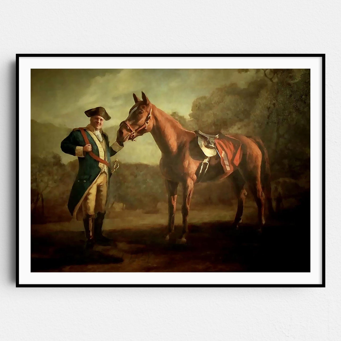 Pie O My Painting The Sopranos: Tony with Pie-O-My Horse