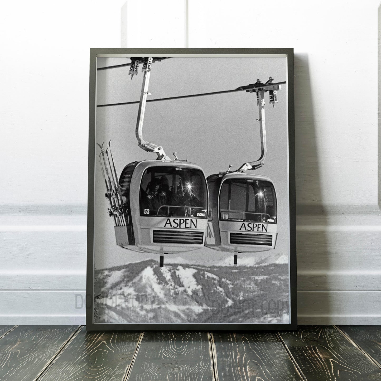 Vintage Aspen Ski Gondola