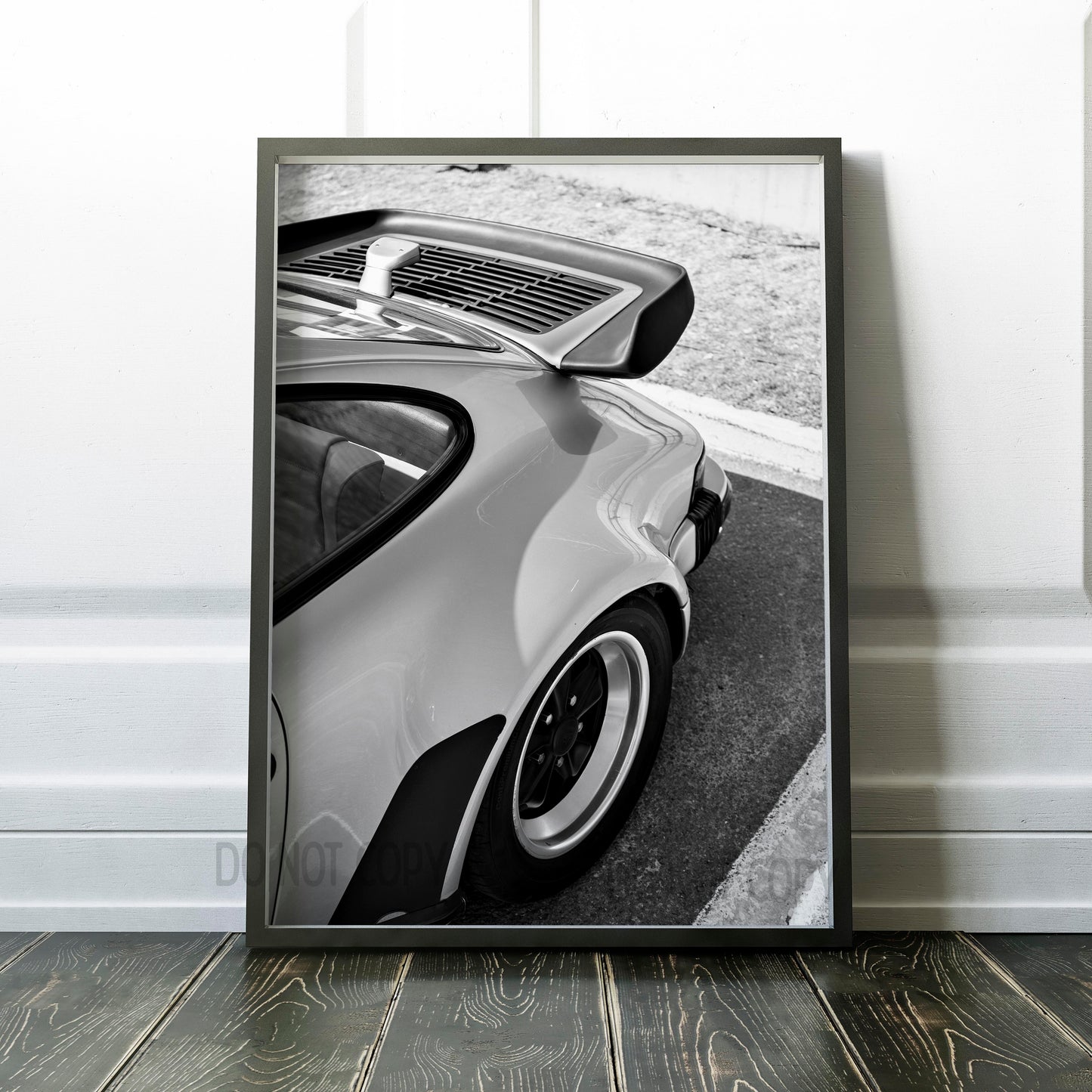 Porsche 911 Vintage Rear Back View