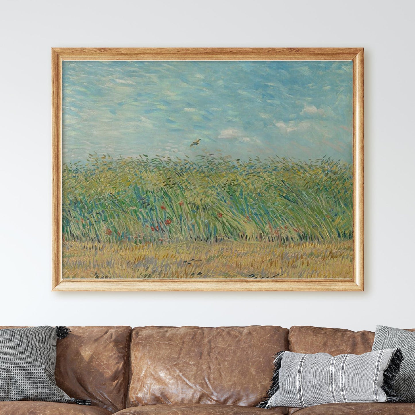 Wheatfield with Partridge (1887) by Van Gogh