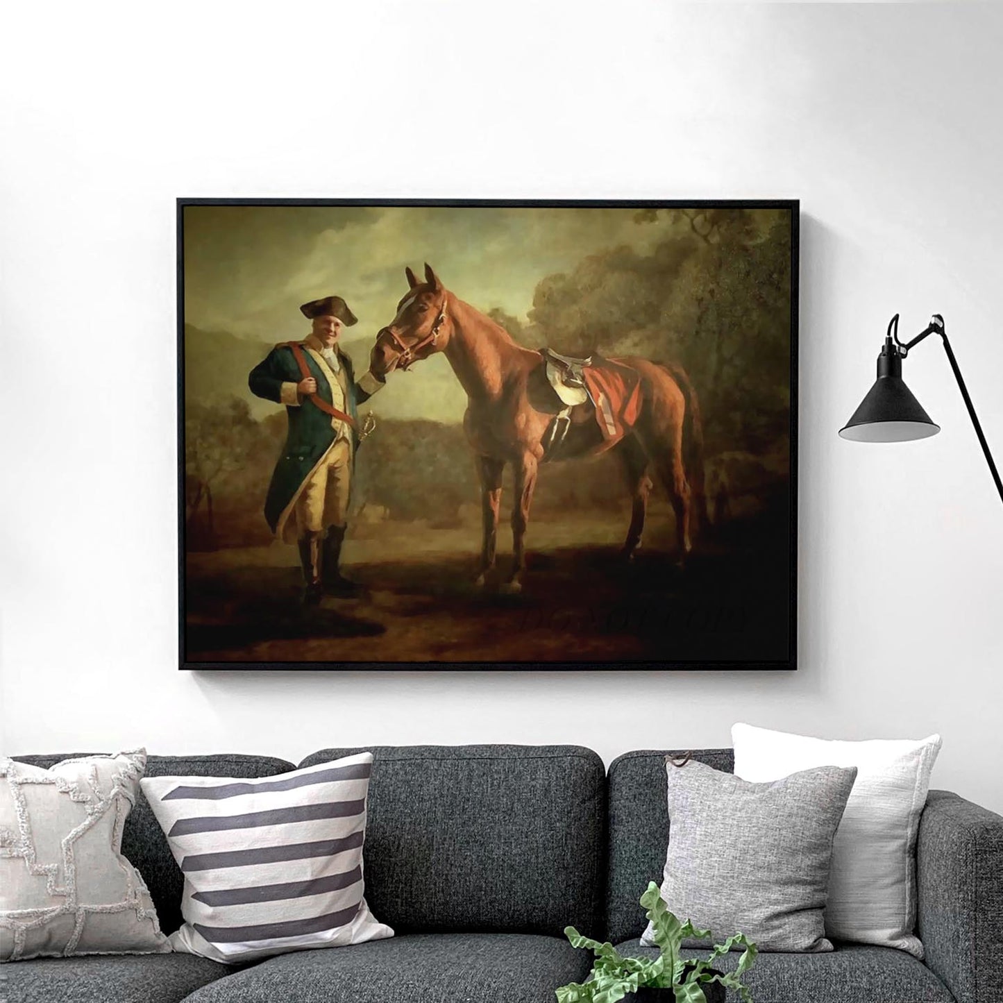 Pie O My Painting The Sopranos: Tony with Pie-O-My Horse