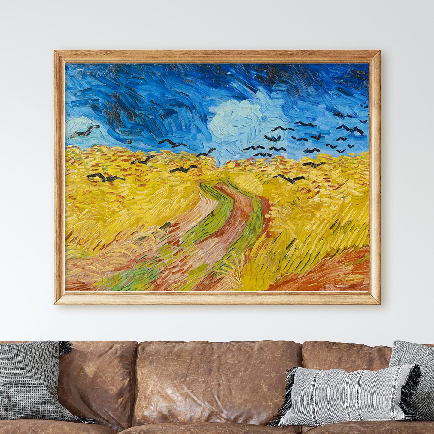 Wheat Field With Crows Van Gogh