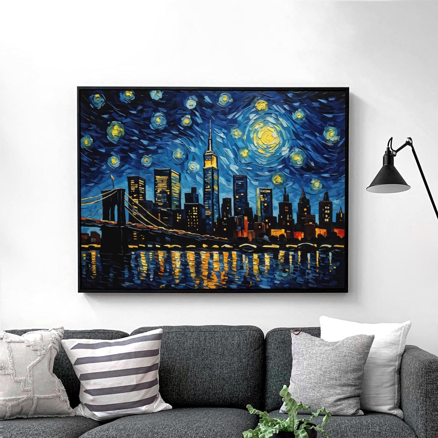 New York City As Van Gogh Starry Night
