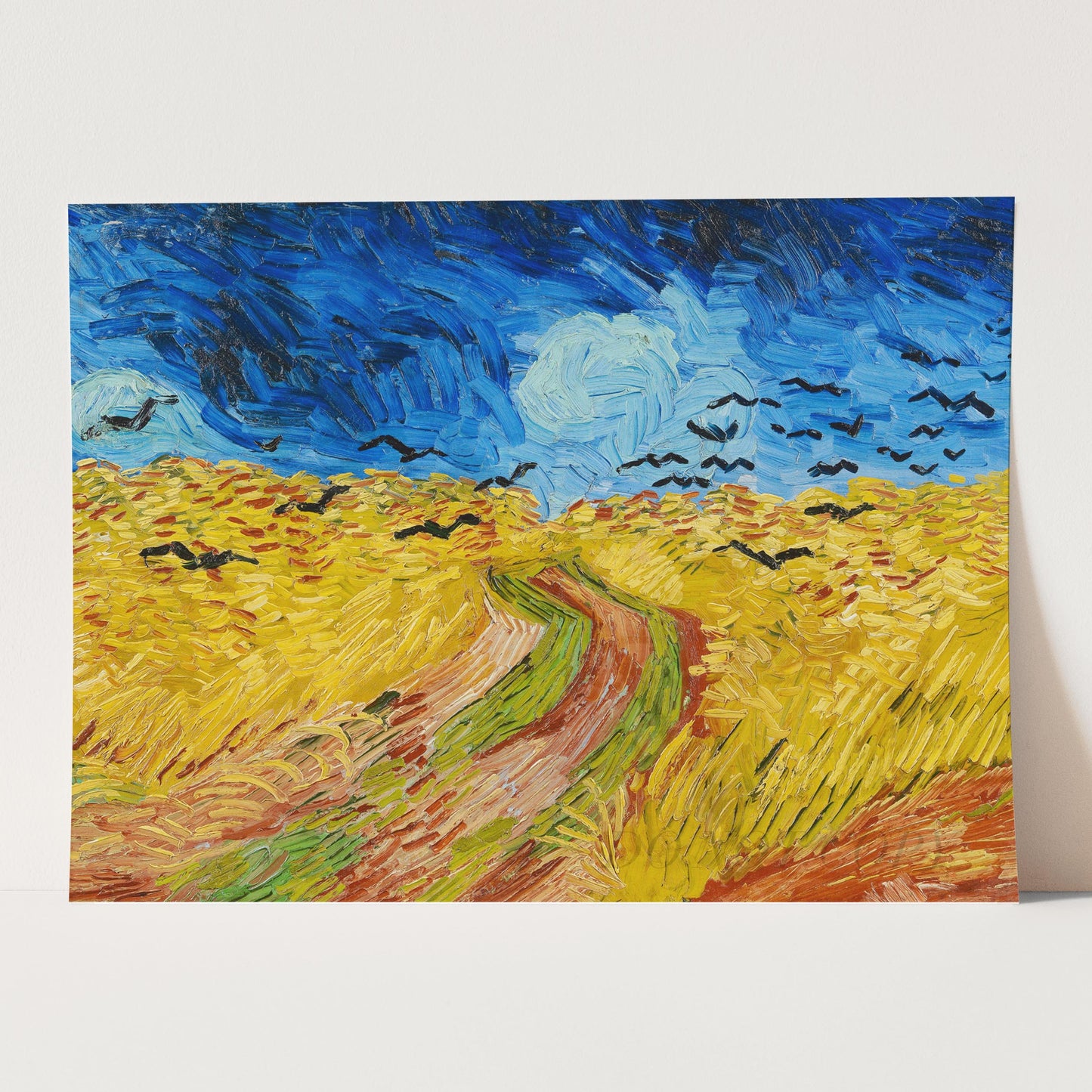 Wheat Field With Crows Van Gogh
