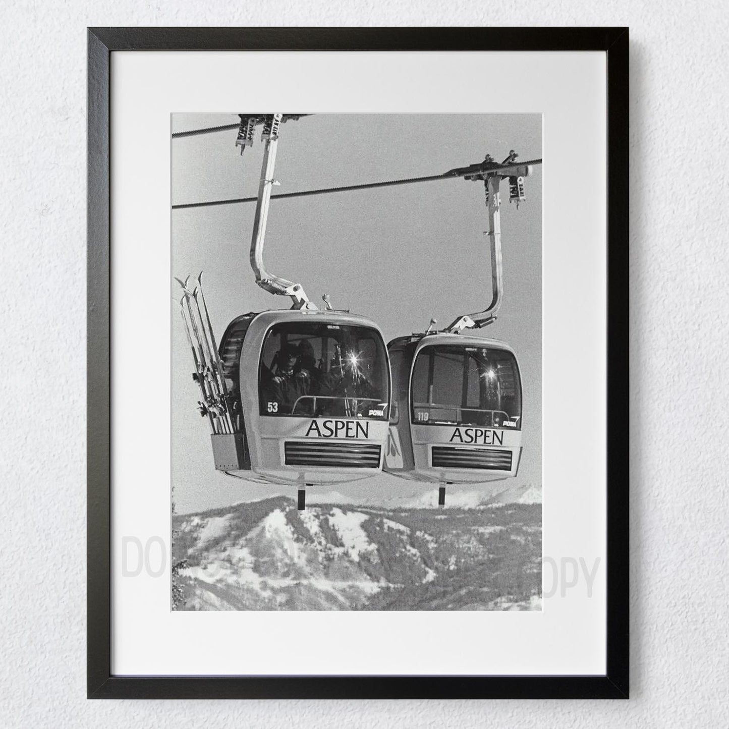 Vintage Aspen Ski Gondola
